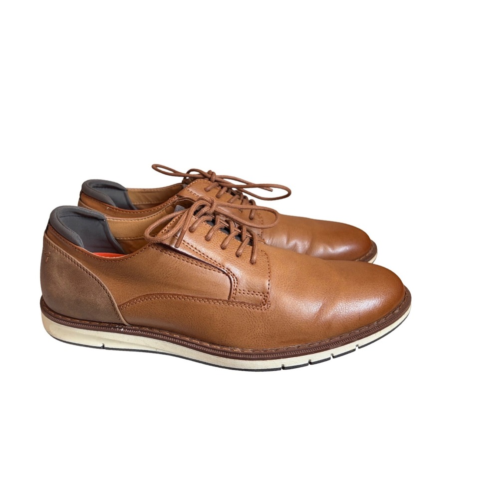 Mix No. 6 Braiden Mens Cognac Brown Derby Shoes Oxford Sneaker Hybrid 8.5M